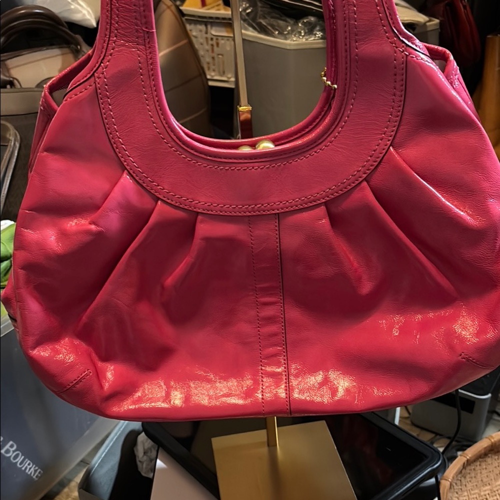 Coach Pink Leather Women's Bag